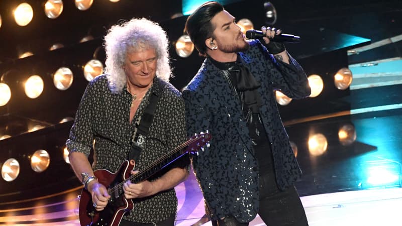 Brian May et Adam Lambert