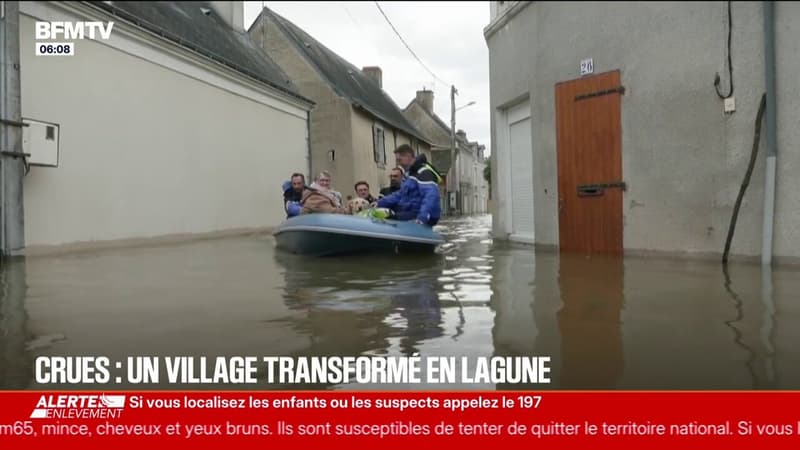 Inondations: la solidarité s'organise dans ce village dans le Maine-et-Loire