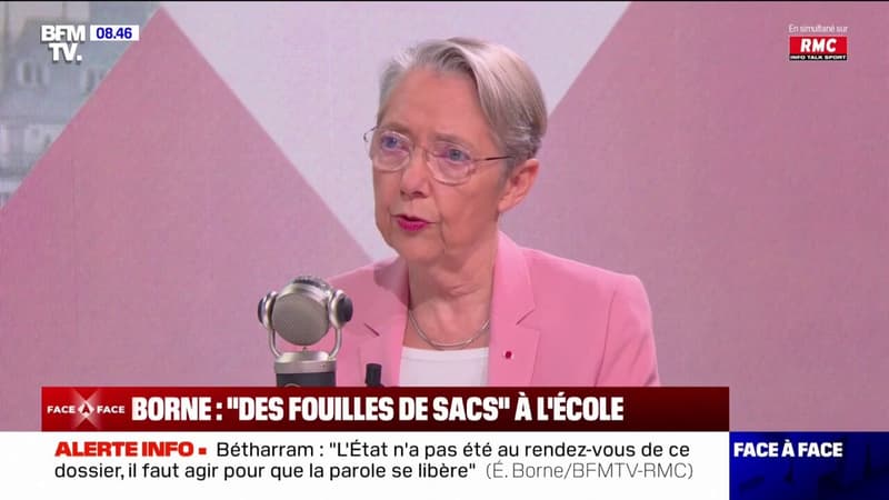 Armes blanches chez les jeunes: Élisabeth Borne souhaite pouvoir 