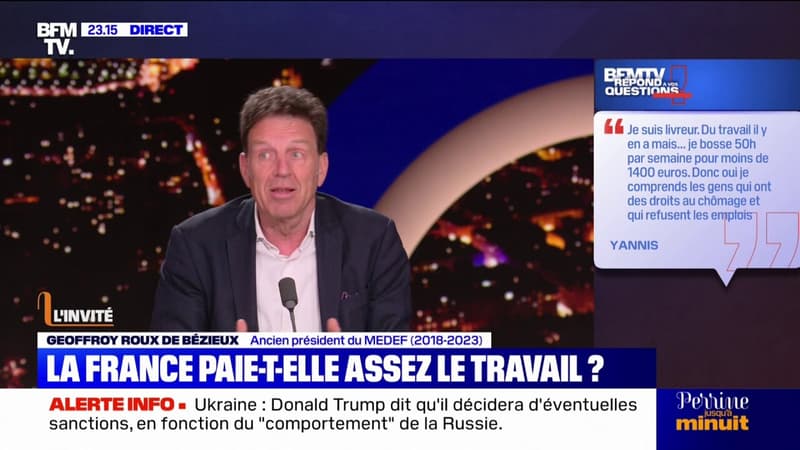 Pour Geoffroy Roux de Bézieux, ancien président du MEDEF, 