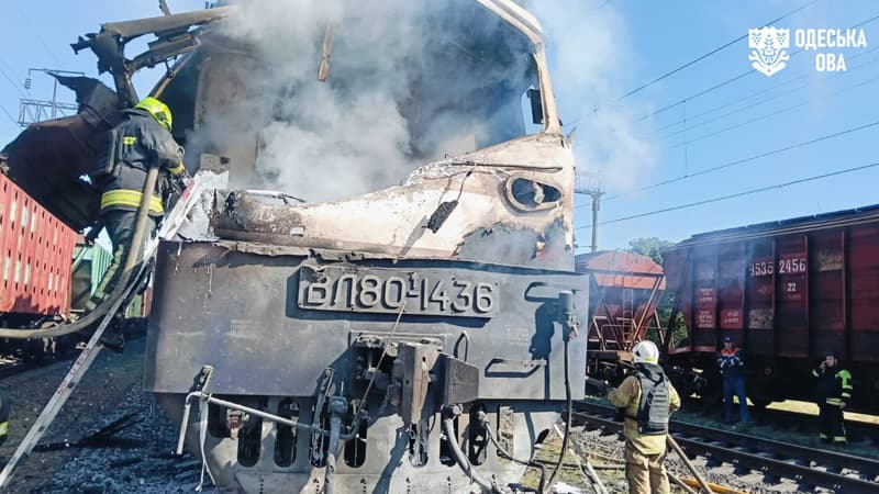 Guerre en Ukraine: deux cheminots tués dans une frappe russe contre un train à Odessa, 340 passagers évacués