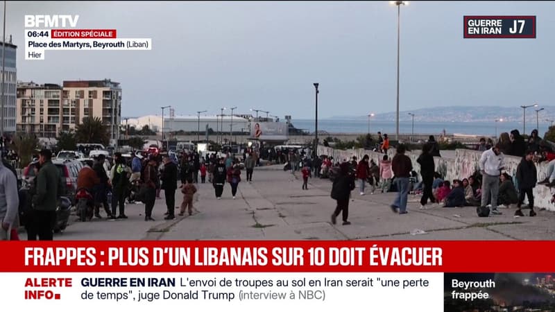 Guerre au Moyen-Orient: plus d'un Libanais sur dix doit évacuer