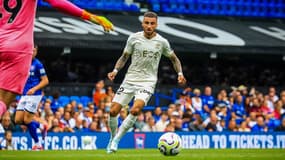 Jonathan Clauss, le 10 août 2024, pour l'un de ses premiers matchs sous ses nouvelles couleurs, avec l'OGC Nice