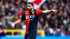 Manolo Portanova avec le Genoa en avril 2022