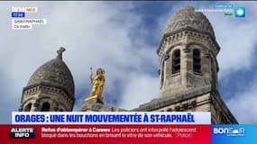 Orages: une nuit mouvementée à Saint-Raphaël