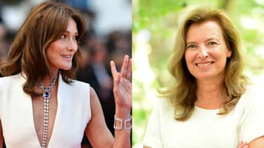 Carla Bruni-Sarkozy et Valérie Trierweiler