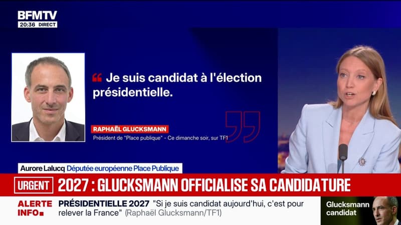 Raphaël Glucksmann candidat à l’élection présidentielle: "C'était une candidature très attendue", déclare Aurore Lalucq, députée européenne Place publique