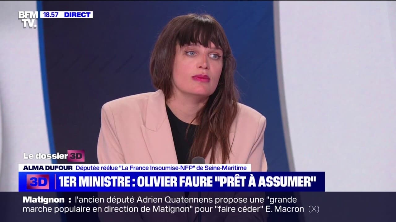 Alma Dufour (LFI): "Ce Qui Compte Pour Les Gens Qui Ont Voté NFP C'est ...