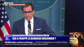 Destruction du barrage de Kakhovka: "Les dégâts pour le peuple ukrainien et la région seront significatifs", selon le porte-parole du département de la Défense des États-Unis