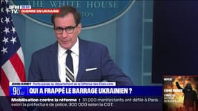 Destruction du barrage de Kakhovka: "Les dégâts pour le peuple ukrainien et la région seront significatifs", selon le porte-parole du département de la Défense des États-Unis 