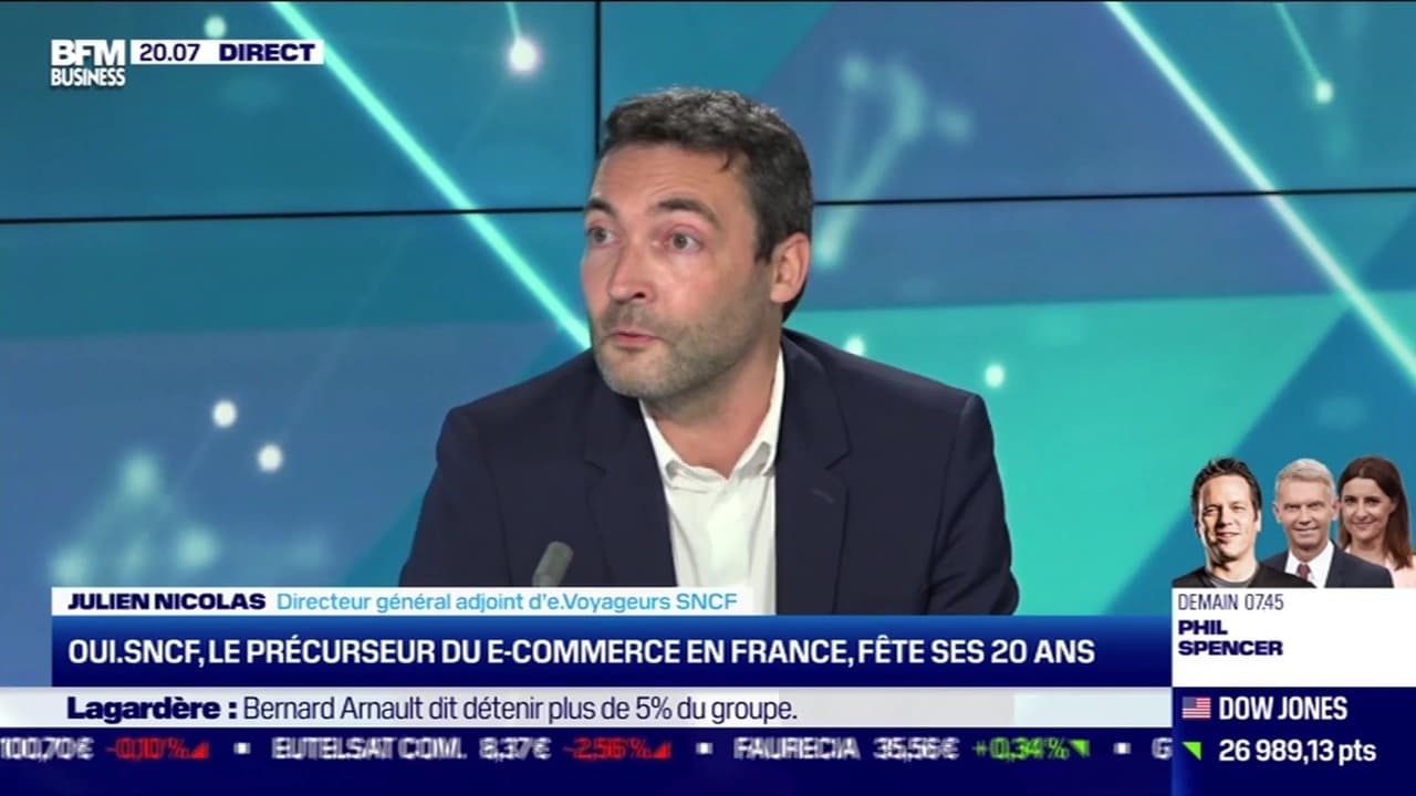 Julien Nicolas (e.Voyageurs SNCF) : Oui.SNCF, le précurseur du e ...
