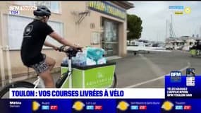 Toulon: se faire livrer ses courses à vélo, un concept qui séduit