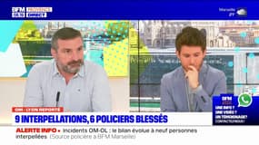 OM-OL: Rudy Manna, porte-parole d'Alliance Police, blâme les "50 débiles" responsables du report du match