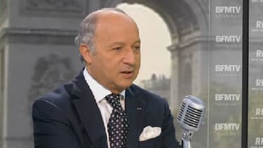 Laurent Fabius sur BFMTV, jeudi 22 août.