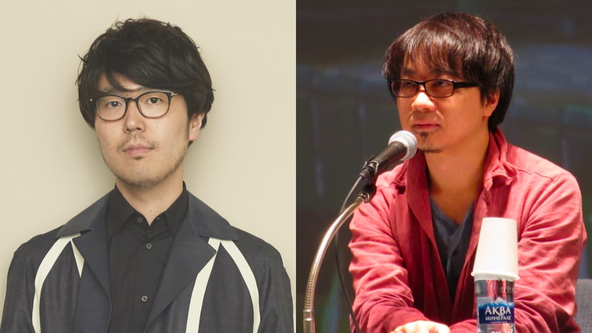 Le producteur Genki Kawamura et le réalisateur Makoto Shinkai