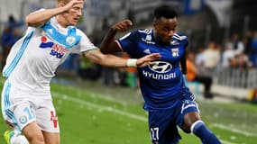 Tomas Hubocan (OM) et Maxwel Cornet (OL)