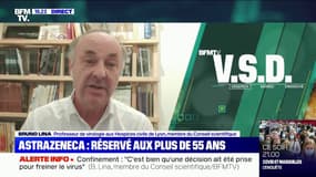 Pr Bruno Lina sur AstraZeneca: "Ce vaccin ne présente pas de risques du tout pour les personnes de plus de 55 ans"