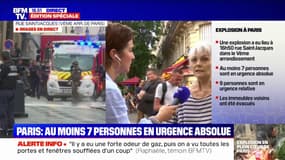  "J'ai été réveillée par un souffle très puissant": une voisine du lieu de l'explosion dans le Vème arrondissement témoigne