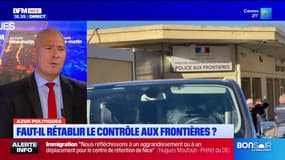 Menton: un nouveau local de la police aux frontières inauguré 
