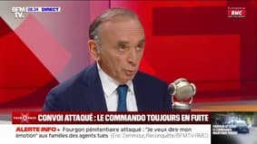Convoi attaqué dans l'Eure: Éric Zemmour adresse ses "pensées" et ses "sentiments" aux familles des victimes