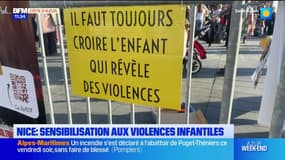 Nice: mobilisation contre les violences à l'encontre des enfants