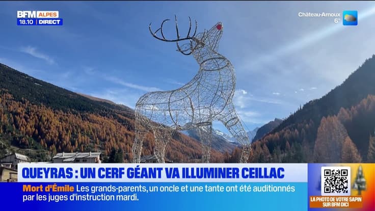 Queyras : Un cerf géant va illuminer Ceillac