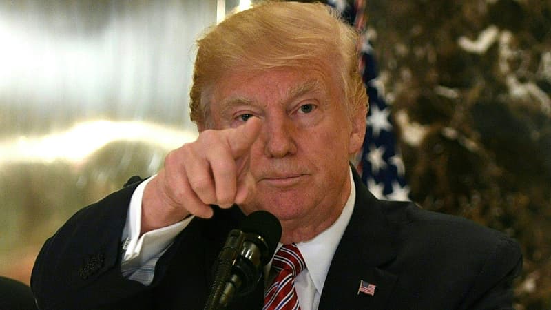 Donald Trump, le 15 août 2017. 