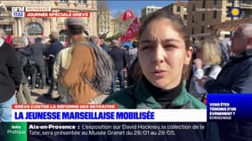 Manifestation du 28 mars: plus de jeunes dans les rues de Marseille