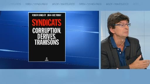 Jean-Marc Touly, co-auteur d'une enquête au vitriol sur les syndicats, mercredi sur BFMTV.