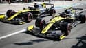 Les Renault de Daniel Ricciardo et Esteban Ocon au GP d'Italie