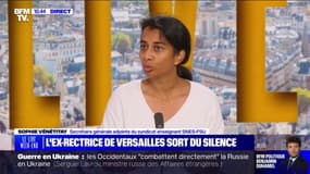 Sophie Vénétitay (Snes-FSU) sur le harcèlement scolaire: "Il faut apprendre aux élèves à tolérer la différence"