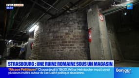 Strasbourg: des ruines romaines sous un supermarché