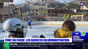 Pont du Fossé: les Rapaces de Gap en démonstration à la patinoire