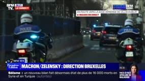 Volodymyr Zelensky quitte Paris pour se rendre à Bruxelles