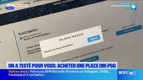 OM: BFM Marseille a tenté d'acheter des places pour le Classique contre le PSG