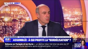 Olivier Marleix sur les incidents à l'Assemblée: "Les Français attendent autre chose que ce spectacle affligeant"