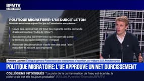 L'UE durcit sa politique migratoire: Antoine Laurent, ex-militant SOS Méditerranée, dénonce des mesures "qui sont totalement contraires au droit international"