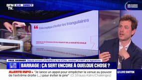 "Nous ferons toujours la différence": Paul Vannier (LFI) évoque l'hypothèse d'une triangulaire face à "un candidat d'extrême droite raciste"