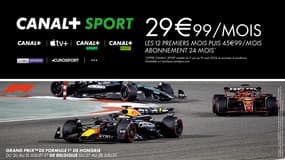 100% de la Formule1™ en juillet et août : c'est seulement sur CANAL+