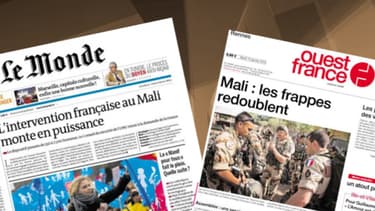 Beaucoup de journaux consacrent leur une au Mali.