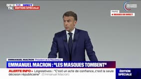 "Les masques tombent": Emmanuel Macron dénonce des "alliances contre-nature aux deux extrêmes"