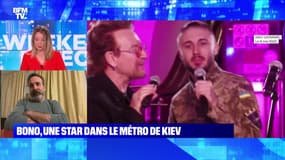 Les sirènes retentissent à Kiev, Bono chante - 08/05