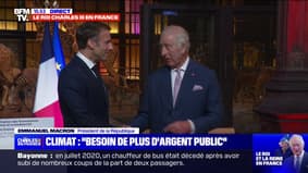 Charles III à Paris: "Je vous félicite pour votre engagement" en faveur de la biodiversité, déclare Emmanuel Macron lors d'une visite du Museum d'Histoire naturelle