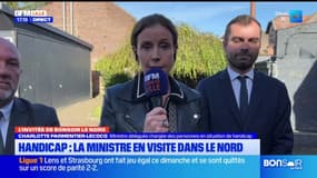 Charlotte Parmentier-Lecocq, ministre déléguée chargée des Personnes handicapées, en visite dans le Nord