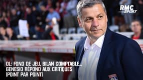 OL: Fond de jeu, bilan comptable... Genesio répond aux critiques (point par point) 