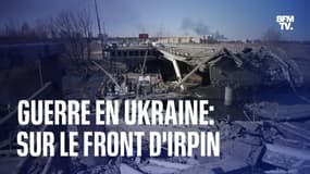 Guerre en Ukraine: sur le front d'Irpin