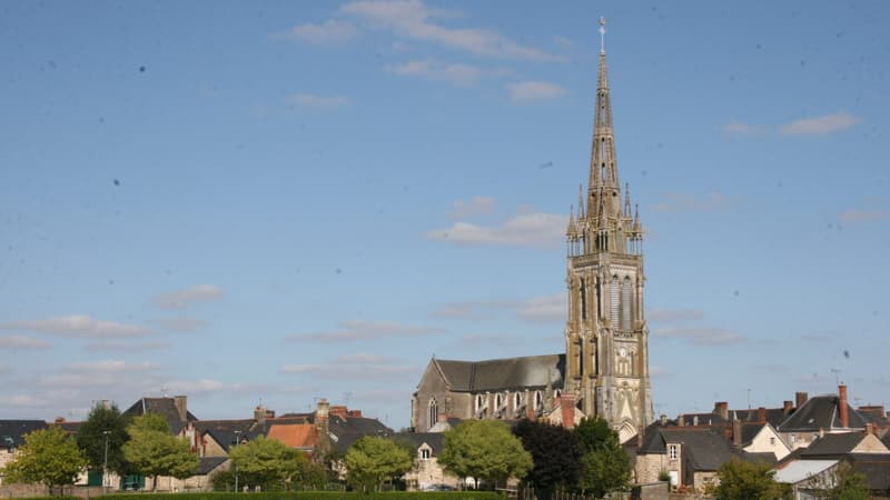 La tour de l'église Saint-Martin-de-Vertou du Pertre, en Ille-et-Vilaine. (Illustration)