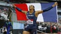 Pascal Martinot-Lagarde après son titre de champion d'Europe du 110m haies
