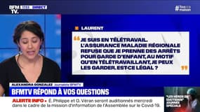 Je suis en télétravail, puis je me faire arrêter pour m'occuper de mes enfants ?  BFMTV répond à vos questions 