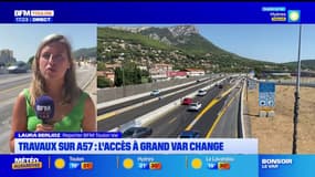 A57: l'accès à Grand Var change en raison de travaux